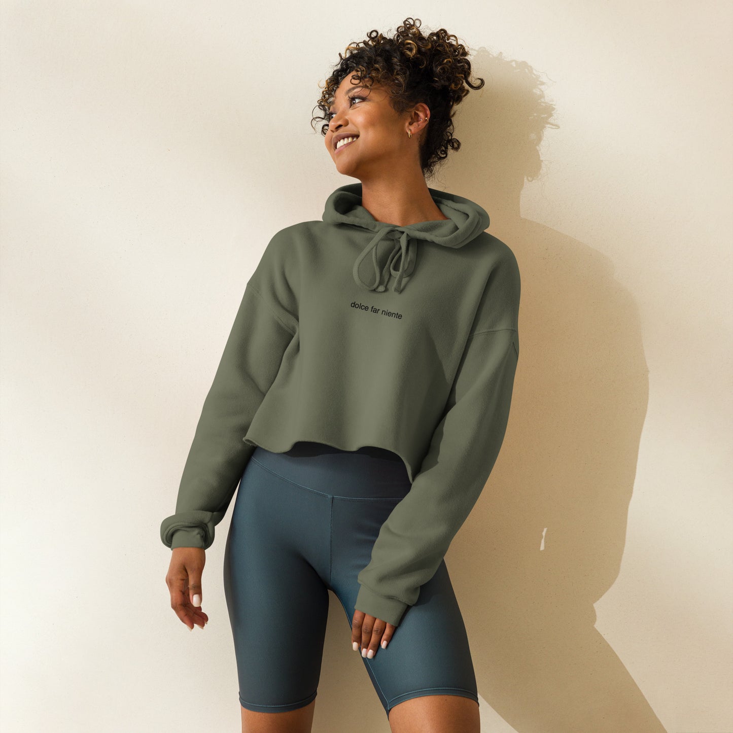 Dolce far niente - Crop Hoodie