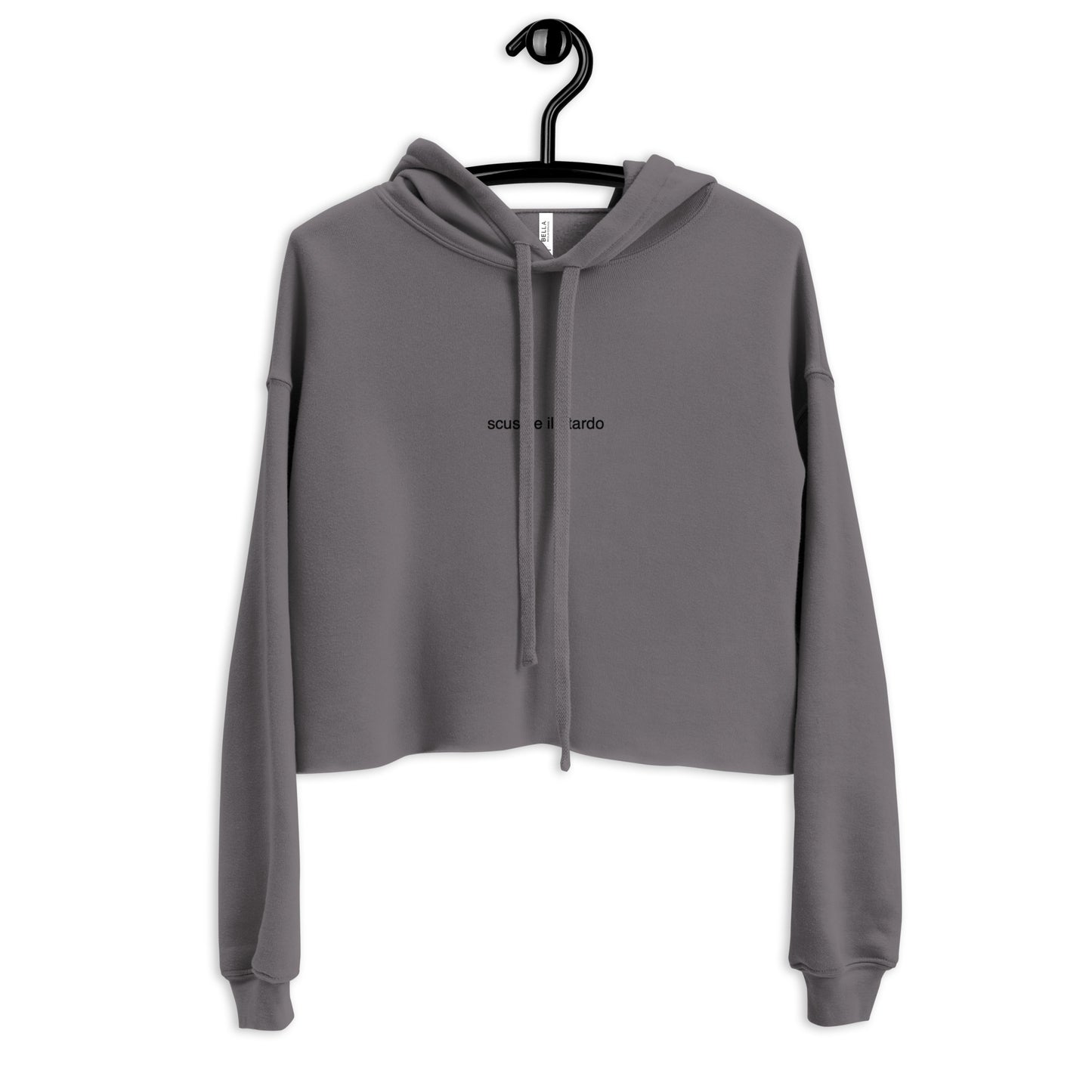 Scusate il ritardo - Crop Hoodie