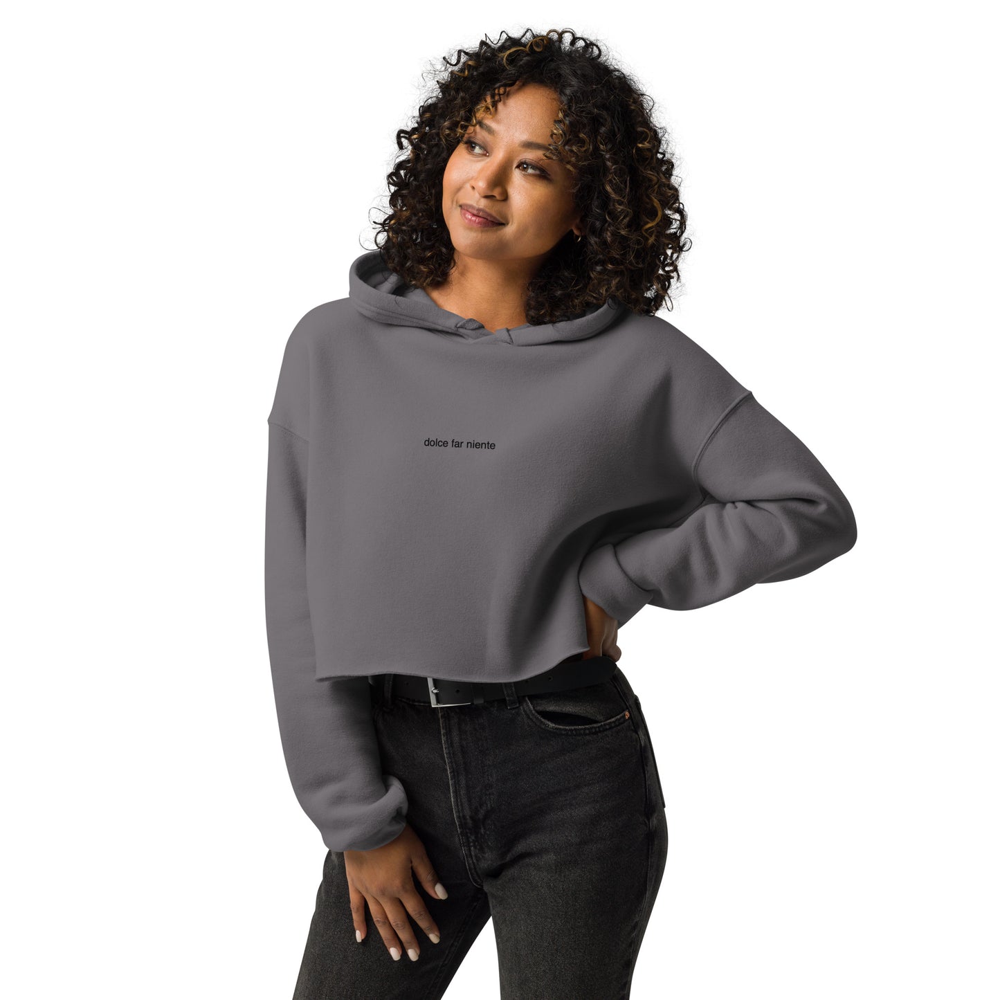 Dolce far niente - Crop Hoodie